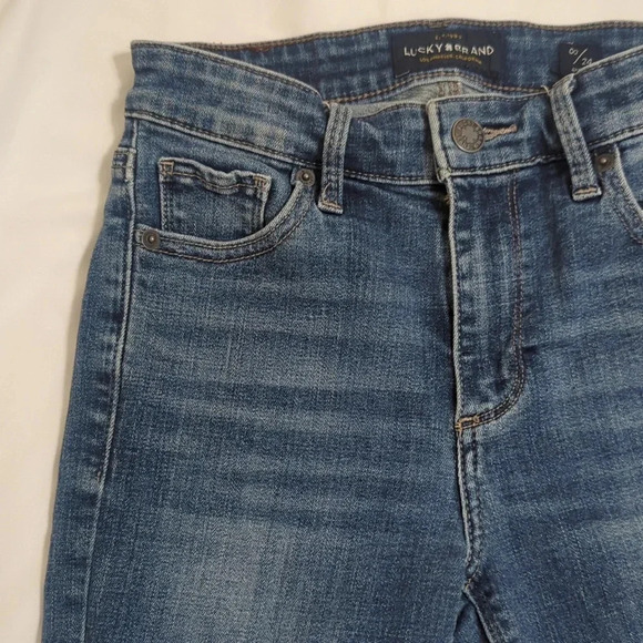 Lucky Brand Brigette Skinny Jean, Color Monsoon Size 24 - Picture 4 of 16